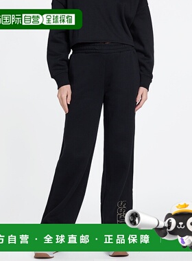 自营guessThais Wid- Leg Pants - black 美国奥莱直发卫裤休闲裤