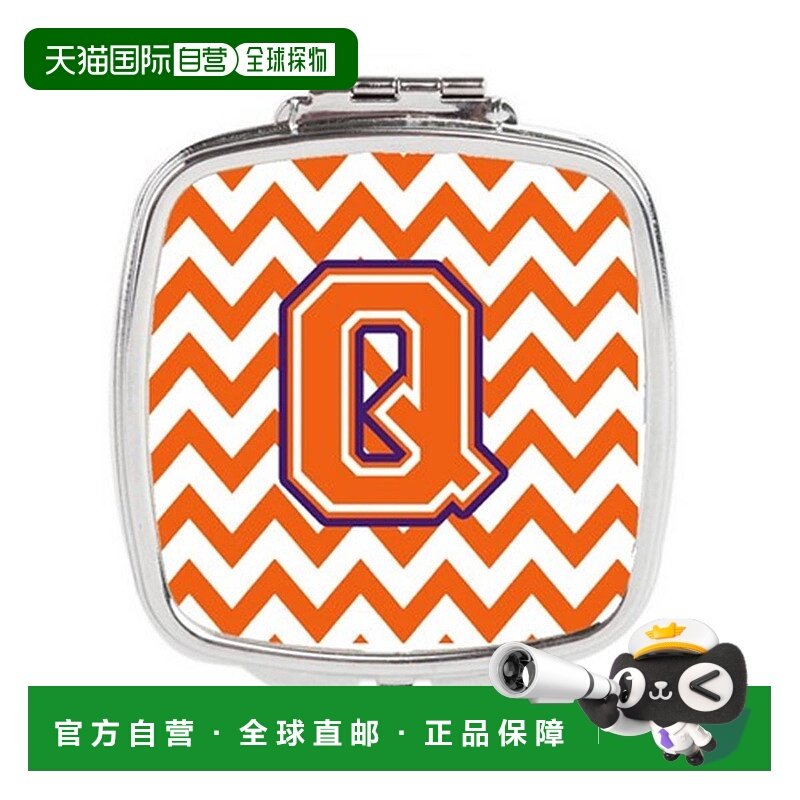 自营 Carolines Treasures CJ1062-QSCM 字母 Q Chevron Ora正品