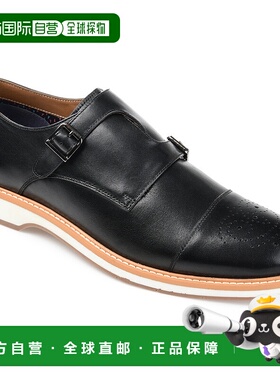 自营 Thomas & Vine Ransom Cap Toe Monk Strap 礼服鞋 - 黑色