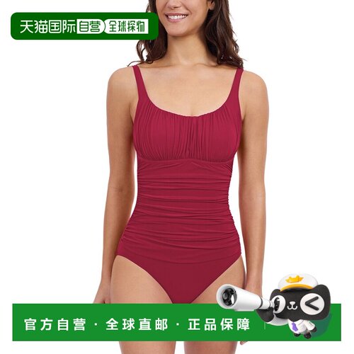 自营Profile by Gottex Tutti Frutti One-Piece - brick 美国奥