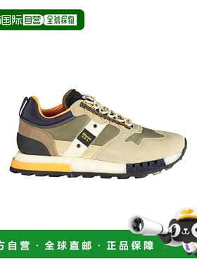 自营 Blauer  Polyester Men's Sneaker - green 美国奥莱直发