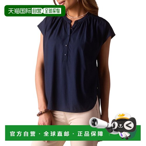 自营the normal brandNormal品牌Estella女衬衫-海军 美国奥莱直