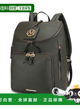自营mia k collectionAngela Large Backpack Vegan Leather by M