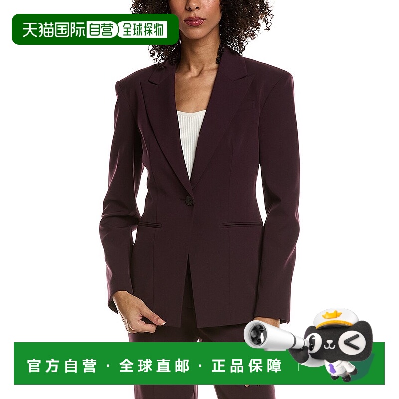 自营Kenneth Cole Luxe Twill Slim Fit Blazer - purple 美国奥