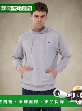 自营members onlyMen's Pullover Hooded Sweatshirt - heather g