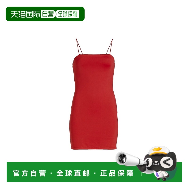 自营alice + olivia Nella 细肩带迷你连衣裙 - 红色 【美国奥莱