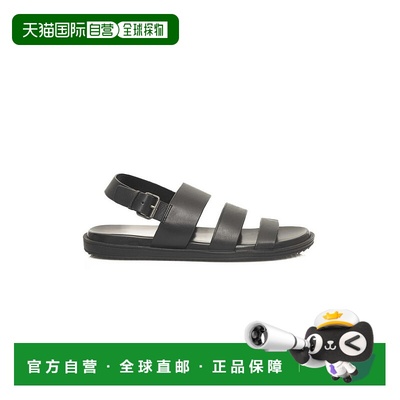 自营Cerruti 1881皮革男式凉鞋-黑色 美国奥莱直发