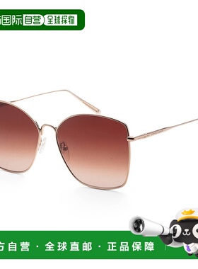 自营 Longchamp女式60mm玫瑰金太阳镜-玫瑰金 美国奥莱直发