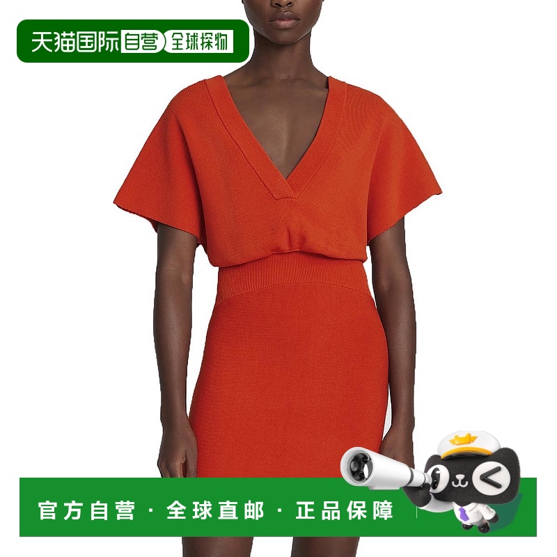 自营 7 for all mankind女式无衬里针织紧身连衣裙-koi 美国奥莱