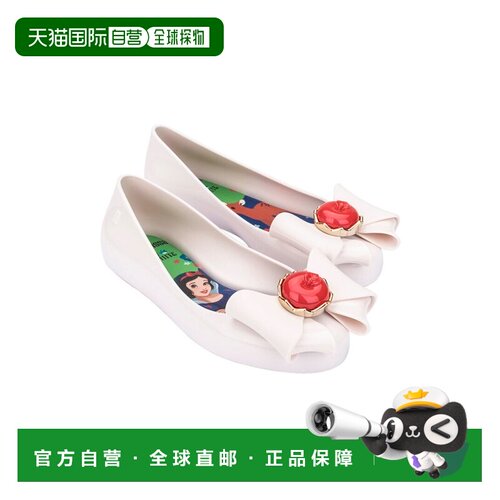 自营Mini Melissa Sweet Love + Snow White Kids Ballerina Flat