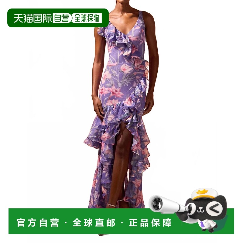 自营patbo蓝色女式Amaryllis礼服 美国奥莱直发