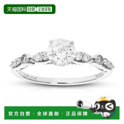 自营vir jewels1 cttw Lab Created Diamond Engagement Ring in