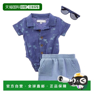 自营 Rachel Zoe 3件套纱布短款太阳镜-多色 美国奥莱直发