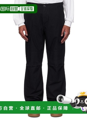 1h可退 香港直邮潮奢 CARHARTT WIP 男士 黑色 Aviation 工装裤 I