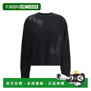Women Wool Fleece 美国奥莱 Sweatshirt black 自营Versace
