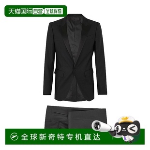 二次方 Dsquared2 香港直郵潮奢 徽標翻領(lǐng)西裝 套裝 男士 1h可退