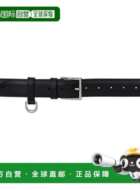 1h可退 香港直邮潮奢 Anderson'S 女士 黑色 Ring 腰带 A3645AF24