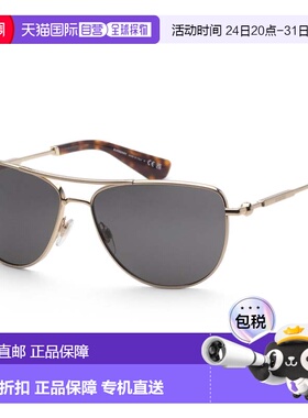 自营Burberry Women's 60 mm Gold Sunglasses - light gold 美国