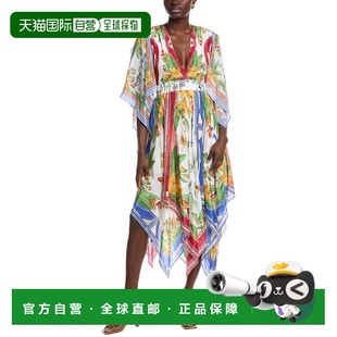 自营FARM Rio Tropical Destination 中长连衣裙 - 白色 美国奥莱