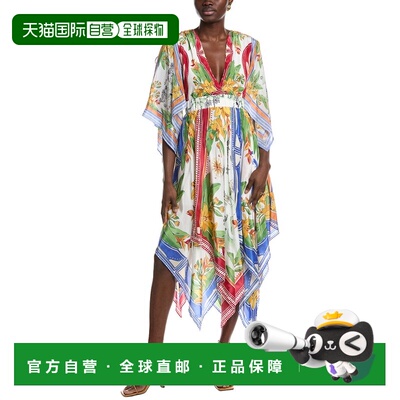 自营FARM Rio Tropical Destination 中长连衣裙 - 白色 美国奥莱