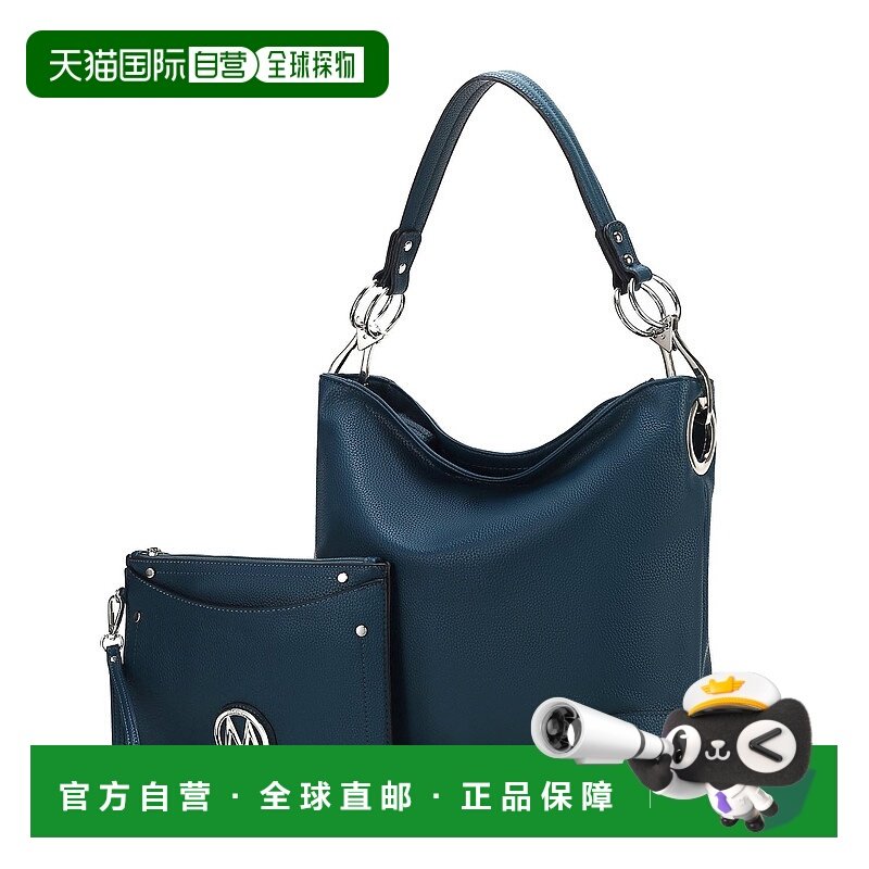 自营 mia k collectionViviana Women's 2Pcs Hobo Bag with Wris