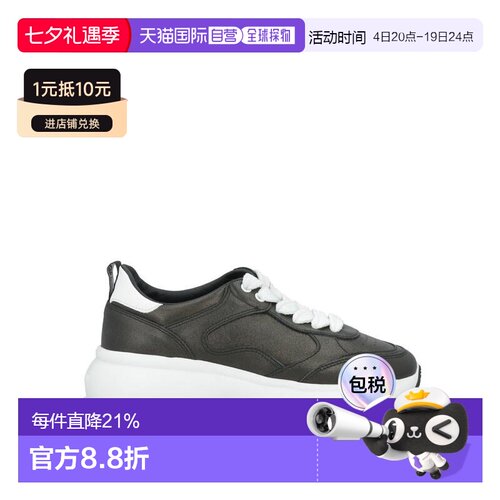 1h可退 【美国直邮】HOGAN女士休闲鞋圆头运动真皮系带潮流时尚