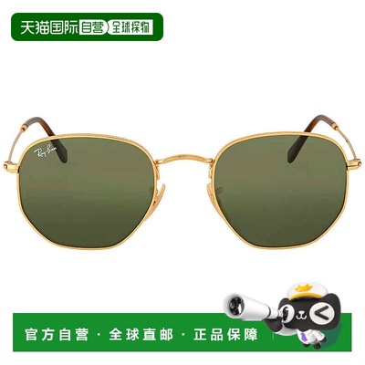 自营ray-banRay Ban Hexagonal Flat Lenses Green Classic G-15