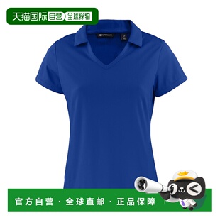 Daybreak环保再生女式 buckCutter&Buck V领翻领针织 自营cutter