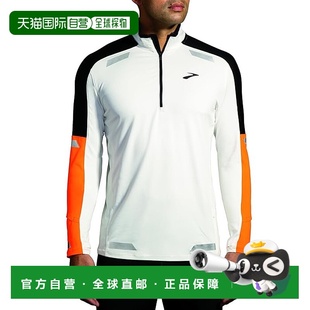 香港直邮潮奢 2.0 Brooks Visible 跑步半拉链运动上 男士 1h可退