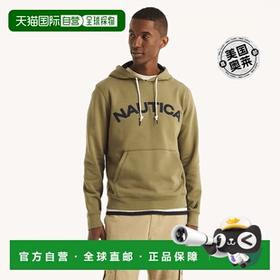 Nautica 男士套头徽标连帽衫 - 都市迷彩 18-0312 tcx 【美国奥莱