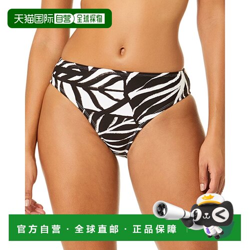 自营Anne Cole Clean中层底部-黑色 美国奥莱直发