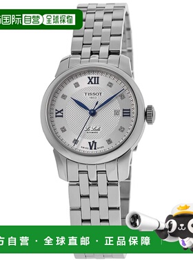 自营 tissot天梭乐乐乐自动20周年纪念版银色表盘钢制女式手表T00