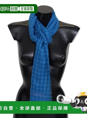 自营 Missoni Checke Cashmere 中性裹身流苏男士围巾  正品 美国