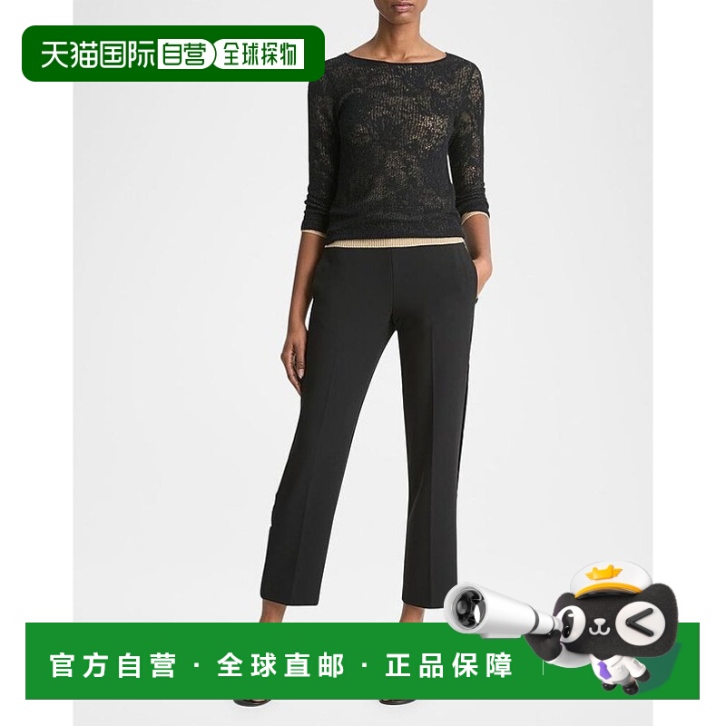 1h可退 【美国直邮】Vince 蕾丝缝线分层毛衣 女装毛衣 高领设计