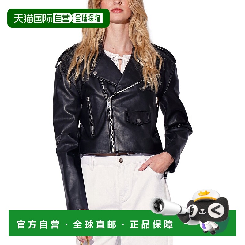 自营Walter Baker Louie Leather Jacket - black 美国奥莱直发