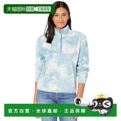 自营Women's O'Neill Lucie Jacket Smoke Blue Sherpa Fleece Mo