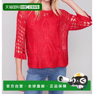 Quarter Top 自营charlie red Three Red 美国奥莱直 bJune