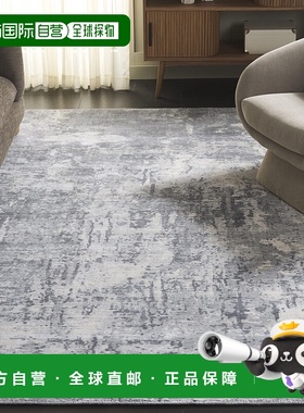 自营safaviehMirage Hand Made Area rug, Grey / Silver Contemp