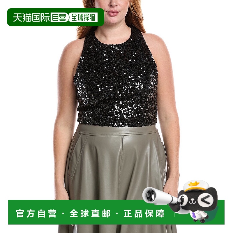 自营Sachin & Babi Sequin Lexi Top - black 美国奥莱直发