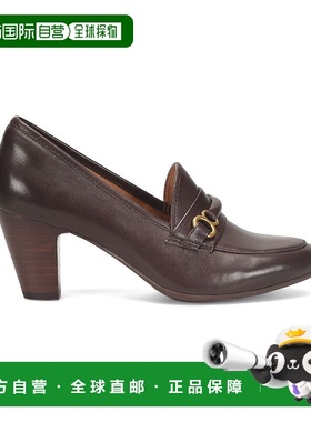 自营Sofft Leona Leather Dress - chocolate 美国奥莱直发