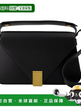 自营 Concerto Arpege单肩包-Lanvin-皮革-黑色-黑色 美国奥莱直