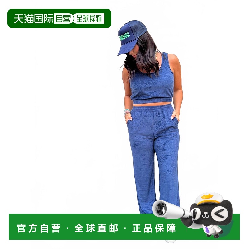 自营 sadie & sage湖滨休闲裤蓝色-蓝色 美国奥莱直发阔腿裤