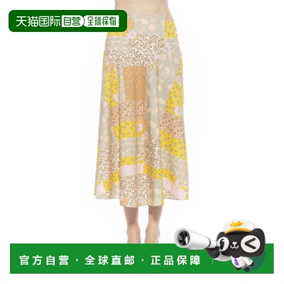 自营alexia admorHadley Skirt - ivory patch floral 美国奥莱直