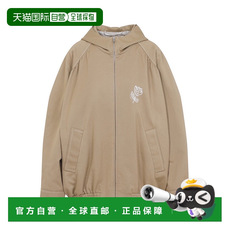 自营marniRelaxed-Fit Hooded Jacket With Embroidered Detail -