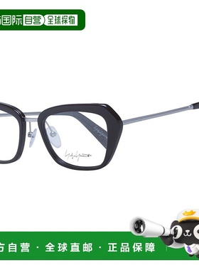 自营yohji yamamoto山本耀司女士光学女式镜架-黑色 美国奥莱直发