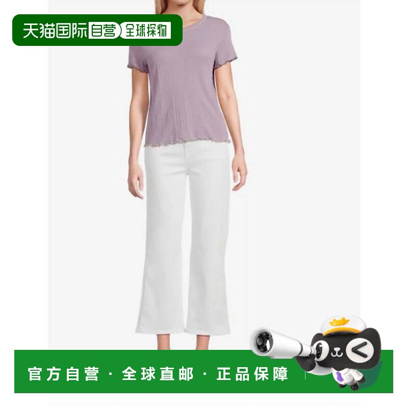 自营 7 for all mankind剪裁的Alexa牛仔裤在Soleil-Soleil 美国