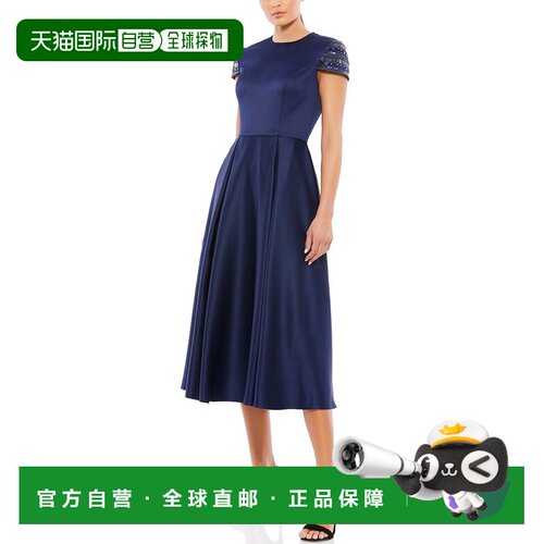 自营Mac Duggal Cocktail Dress - midnight 美国奥莱直发连衣裙
