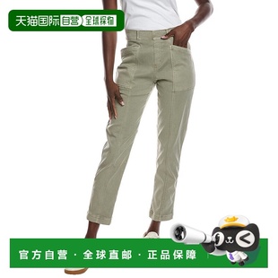 Straight Twill Leg Pant 美国奥莱直 自营SPANX green Stretch