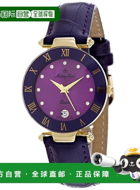自营Mathey Tissot女式Coupole紫色表盘手表-紫色 美国奥莱直发