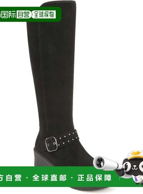 自营Women's Bzees Brandy 2 I7221F1001 Boots Black Faux Suede